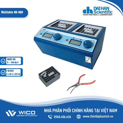 Máy Ủ Nhiệt Khô 150 Độ Daihan Hàn Quốc MaXtable HB-96D | 2 Block