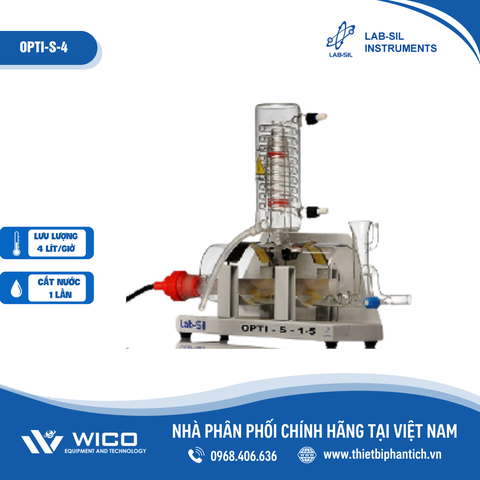 Máy Cất Nước Ấn Độ 1 Lần Labsil OPTI-S