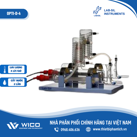 Máy Cất Nước 2 Lần Ấn Độ Labsil OPTI-D (1.5/4/8 lít)