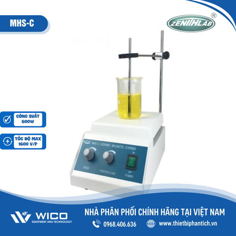 Máy Khuấy Từ Gia Nhiệt Mặt Ceramic Zenith Lab MHS-C