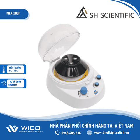 Máy Ly Tâm Mini SH Scientific Hàn Quốc MLX-200F | Tốc độ 6000 / 9200rpm