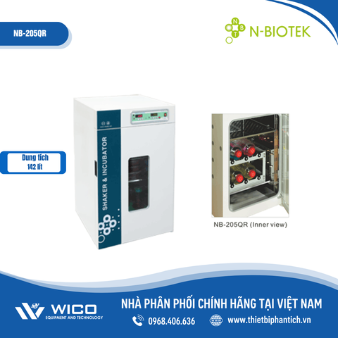 Tủ Ấm 142 Lít N-Biotek Hàn Quốc NB-205Q / NB-205QR | Tích Hợp Máy Lắc