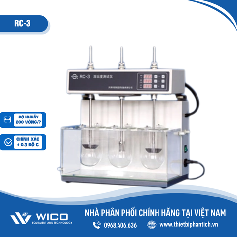 Máy đo độ hòa tan 3 vị trí Trung Quốc RC-3