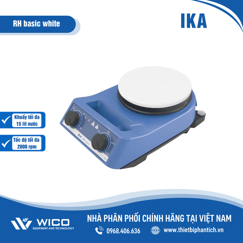Máy khuấy từ Đức 2000 vòng/phút IKA RH basic white | 15 lít