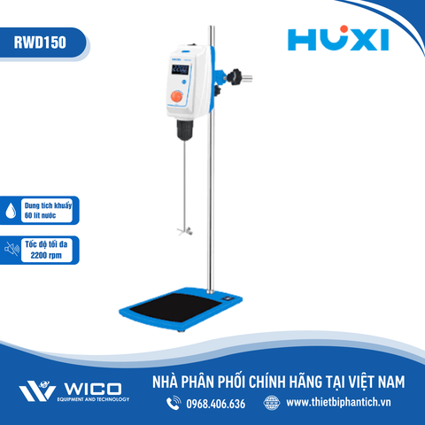 Máy Khuấy Đũa Trung Quốc 2200 vòng/phút Huxi RWD150 | 60 Lít