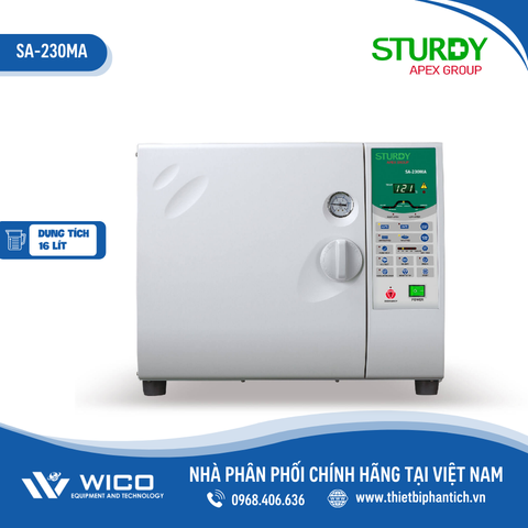 Nồi Hấp Tiệt Trùng Để Bàn Sturdy Đài Loan SA-230MA / SA-260MA / SA-300MA