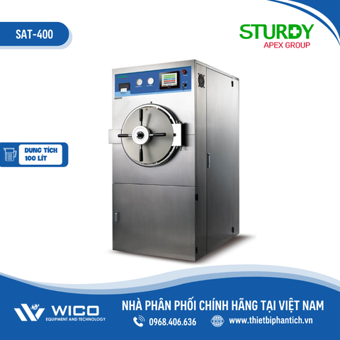 Nồi Hấp Tiệt Trùng Buồng Tròn 100 - 350 Lít Sturdy Đài Loan SAT Series