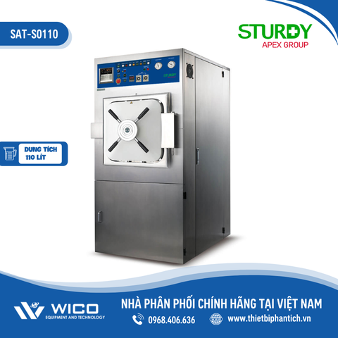 Nồi Hấp Tiệt Trùng Buồng Hấp Vuông 110 - 848 Lít Sturdy Đài Loan SAT Series