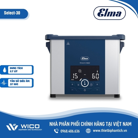 Bể Rửa Siêu Âm Elma Có Gia Nhiệt Select Series | 2.7 - 89 Lít