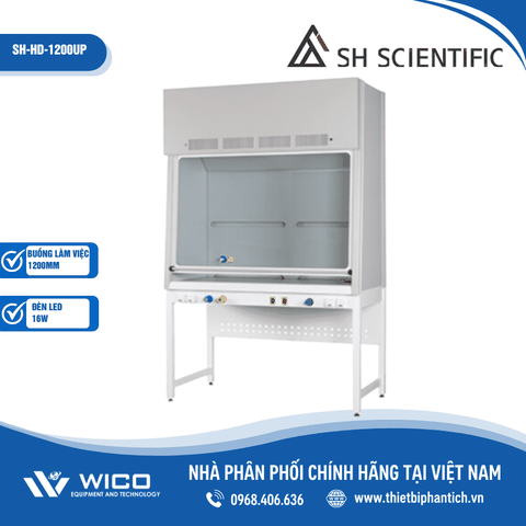 Tủ Hút Khí Độc SH Scientific Hàn Quốc SH-HD-UP Series | 1.2m - 2.4m