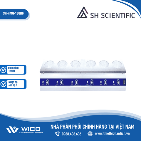 Bếp Đun Bình Cầu 6 Vị Trí SH Scientific Hàn Quốc SH-HMG R6 Series