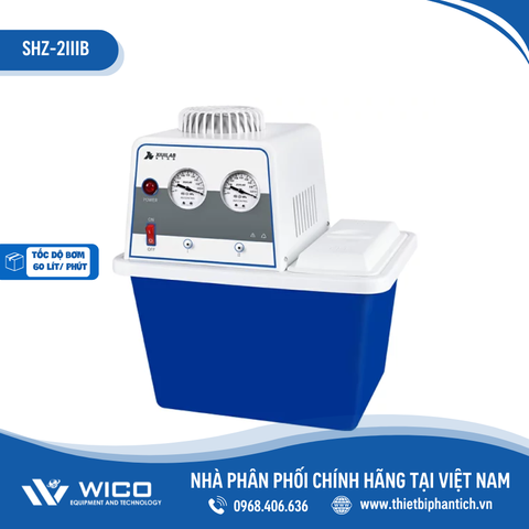 Bơm chân không 2 vị trí 60 lít/phút Trung Quốc SHZ-2IIIB