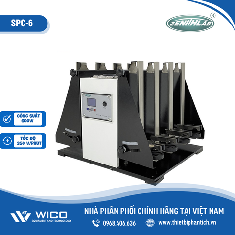 Máy Lắc Phễu Chiết Đứng Zenith Lab Trung Quốc SPC-6