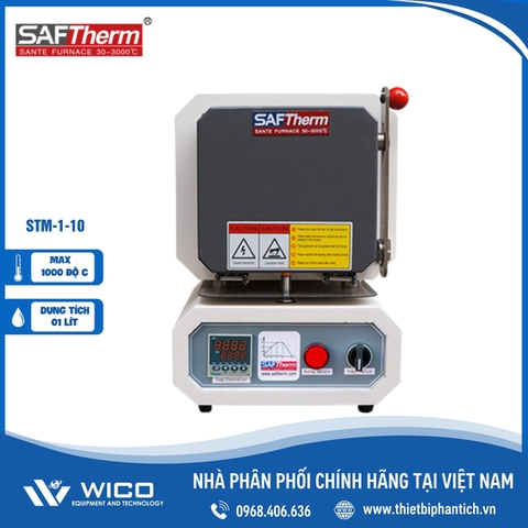 Lò Nung Trung Quốc 1000 Độ C Saftherm STM-1-10 | 1 Lít
