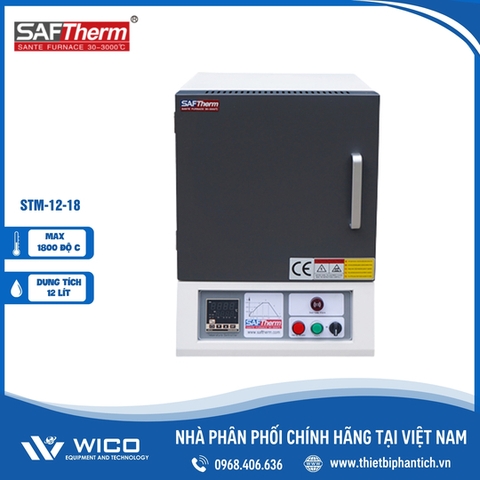 Lò Nung Trung Quốc 1800 Độ C Saftherm STM-12-18 | 12 Lít