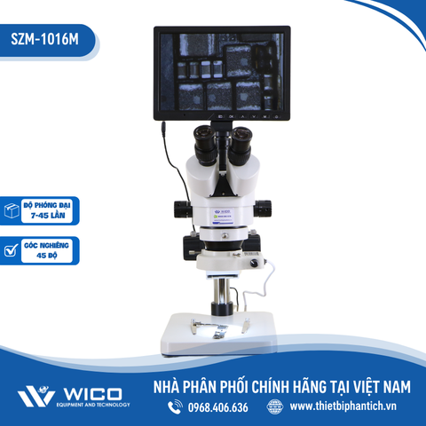 Bộ Kính Hiển Vi Kết Nối Màn Hình 10.1 Inch | SZM-1016M