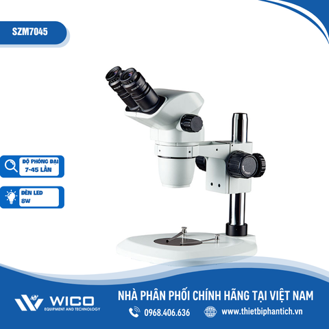 Kính Hiển Vi Soi Nổi Trung Quốc Zoom Liên Tục 7-45 lần SZM7045