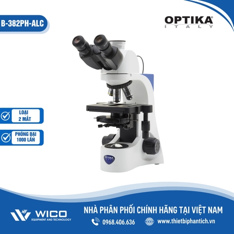 Kính Hiển Vi Sinh Học 2 Mắt Optika B-382PH-ALC