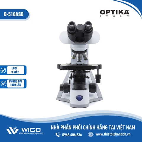 Kính Hiển Vi Sinh Học 3 Mắt Optika B-510ASB