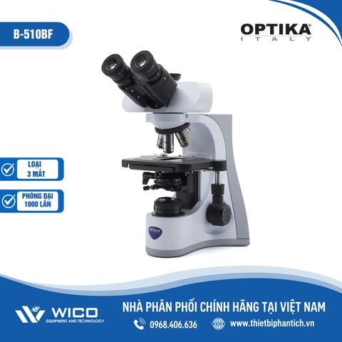 Kính Hiển Vi Sinh Học 3 Mắt Optika B-510BF