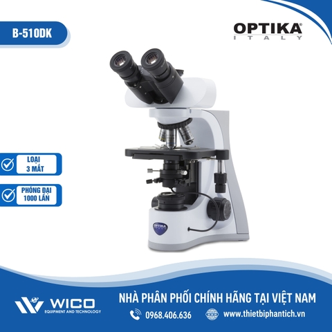 Kính Hiển Vi Sinh Học 3 Mắt Optika B-510DK