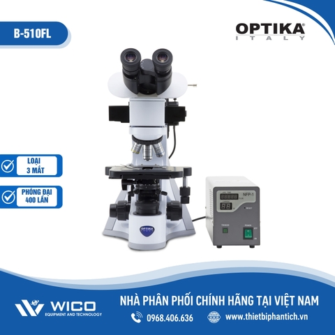Kính Hiển Vi Sinh Học 3 Mắt Optika B-510FL