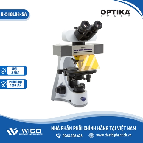 Kính Hiển Vi Sinh Học 3 Mắt Optika B-510LD4-SA