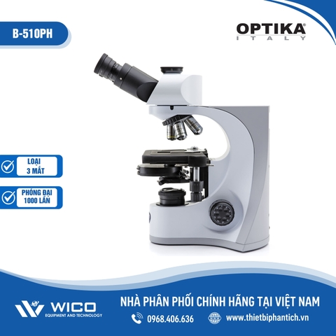 Kính Hiển Vi Sinh Học 3 Mắt Optika B-510PH