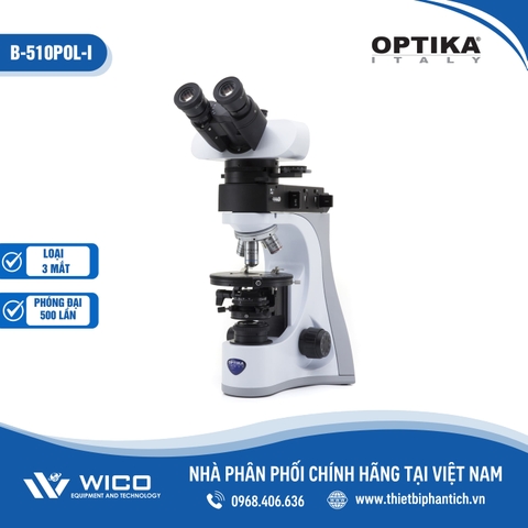 Kính Hiển Vi Sinh Học 3 Mắt Optika B-510POL-I