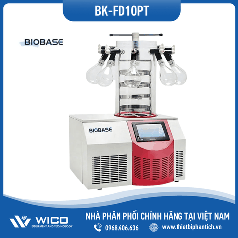 Máy Đông Khô Để Bàn Phòng Thí Nghiệm Biobase BK-FD10T | 3 Khay