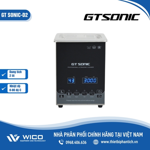 Bể Rửa Siêu Âm Có Gia Nhiệt Gtsonic GT SONIC-D Series