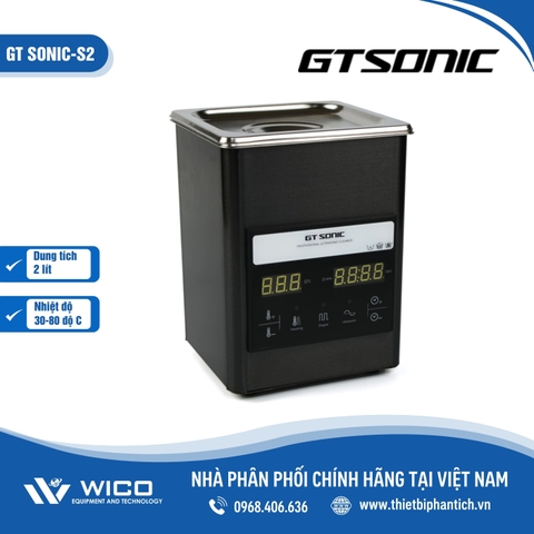 Bể Rửa Siêu Âm Có Gia Nhiệt Gtsonic GT SONIC-S Series