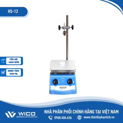 Máy Khuấy Từ Gia Nhiệt Joanlab HS-12 | Giá Rẻ - Hàng Có Sẵn