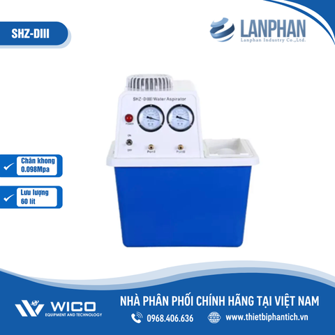 Bơm chân không tuần hoàn vòng nước Lanphan SHZ-DIII