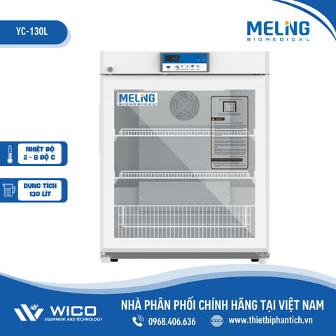 Tủ Bảo Quản Dược Phẩm 130 Lít Meiling YC-130L (Cửa Kính) Và YC-130EL (Cửa Kín)