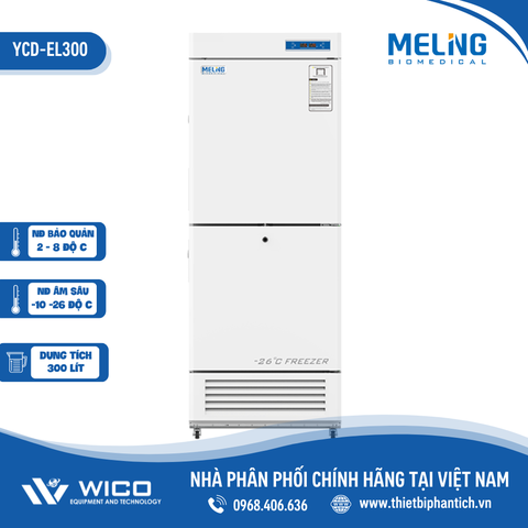 Tủ Lạnh 2 Buồng Mát - Âm Sâu 300 Lít Meiling YCD-EL300