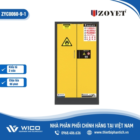 Tủ An Toàn Chống Cháy 2 Cửa Zoyet ZYC0060-9-1