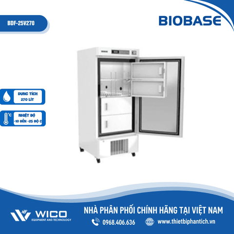 Tủ Lạnh Âm Sâu -25 Độ C BDF-25V270 Biobase | 270 Lít