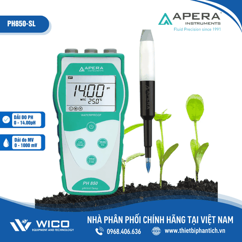 Máy đo pH/mV/nhiệt độ cầm tay trong đất Apera - Mỹ PH850-SL