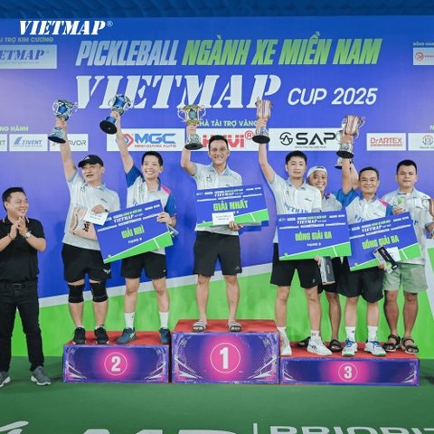 ĐỒNG HÀNH CÙNG GIẢI ĐẤU “PICKLEBALL NGÀNH XE MIỀN NAM 2025 – VIETMAP CUP” – THƯƠNG HIỆU LAN TỎA TINH THẦN GẮN KẾT