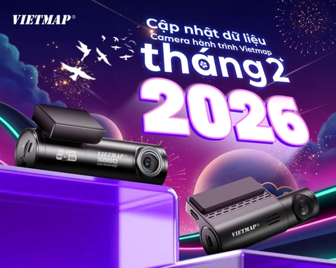 VIETMAP CẬP NHẬT DỮ LIỆU CAMERA HÀNH TRÌNH THÁNG 2 - 2026