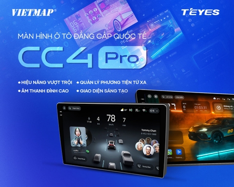 VIETMAP KHẲNG ĐỊNH VỊ THẾ VỚI MÀN HÌNH AI ĐỘT PHÁ TEYES CC4 PRO