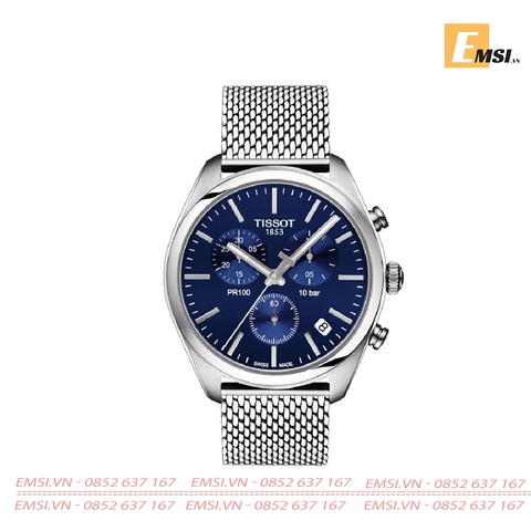 Đồng Hồ Tissot Nam T101.417.11.041.00 Dây Thép Không Gỉ 41mm - Emsi.vn