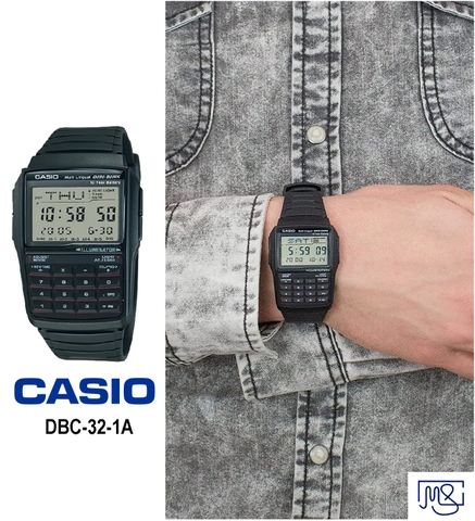 Đồng Hồ Casio 37.5mm Nam DBC-32-1ADF – KÍNH NHỰA – QUARTZ (PIN) – DÂY CAO SU