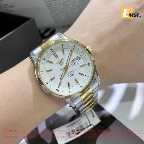 Seiko 5 Classic Automatic Mens SNKP14J1 - Size mặt 41.5mm - Kính cứng Hardlex - Emsi.vn