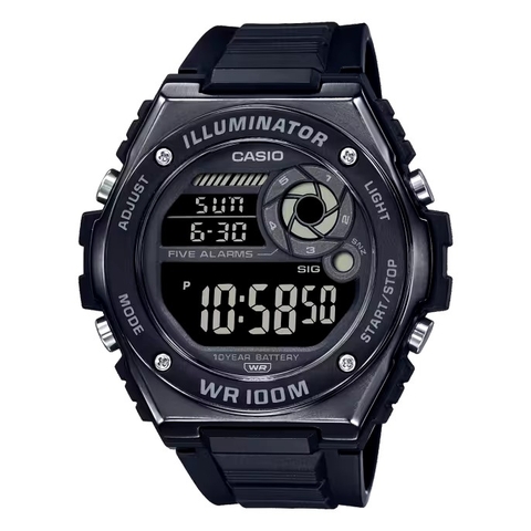 MWD-100HB-1BVDF | Đồng Hồ Casio | Nam | Điện Tử | Dây Nhựa | Pin 10 Năm | Chống Nước WR100M- Mẫu mới 2023