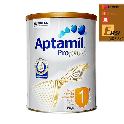 Sữa Aptamil Profutura Úc số 1 900gr mẫu mới