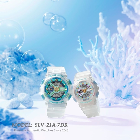 G-Shock SLV-21A-7DR - Đồng Hồ Nam - Pin / Quartz - Kính Khoáng - Size Mặt 51mm - Bảo Hành 5 Năm - Chính Hãng
