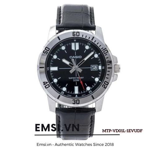 Đồng Hồ Casio - Nam MTP-VD01L-1EVUDF Size 45mm