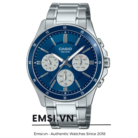 Đồng Hồ Casio - Nam MTP-1374D-2A3VDF